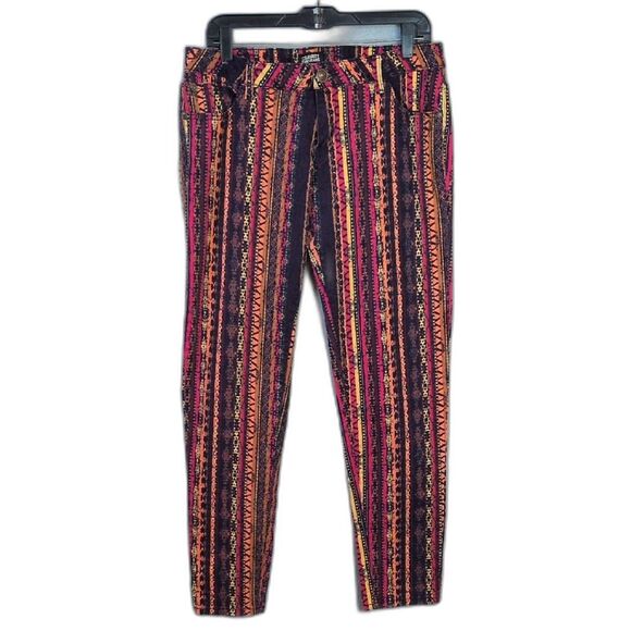 Celebrity Pink Jeans Multicolor Stripe Stretch Jeans Juniors 15 - Picture 1 of 5